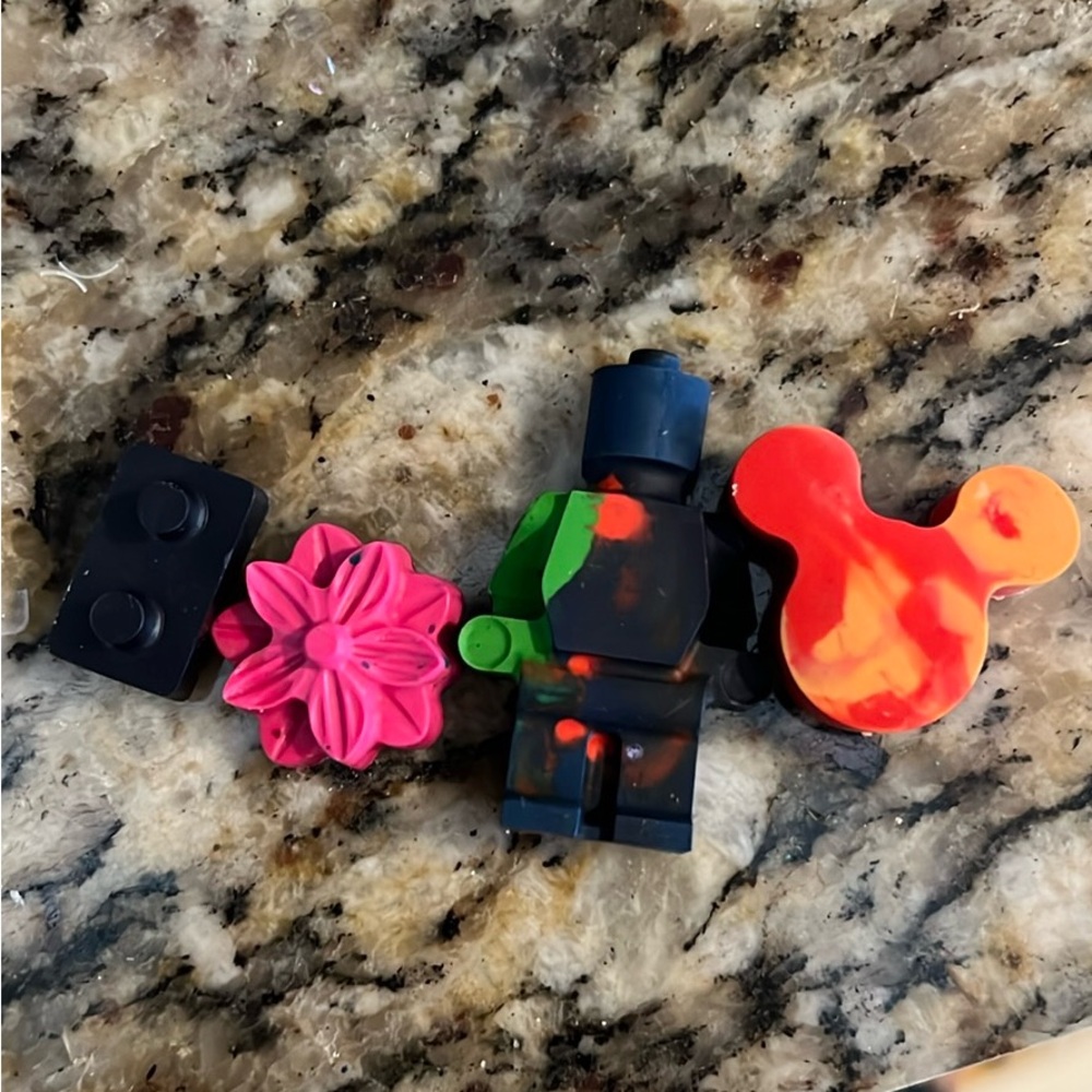 Select 5 Handmade Small Crayons Approximately 1 inch